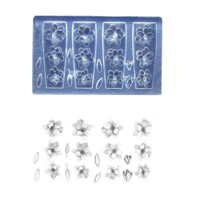 Silicone Floral Nail Art Mold