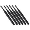 Eyelash Brushes for Women, 6-Piece Set, Black Plastic view 1