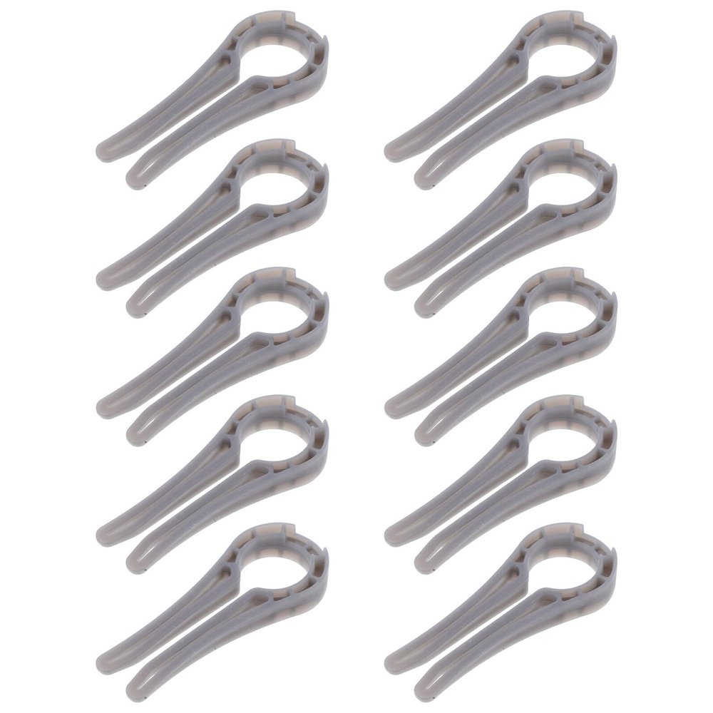 WEKAMOS Stove Knob Safety Locks, Universal Plastic Fit, 10-Pack, Childproof Protection for Gas Stoves and Ovens