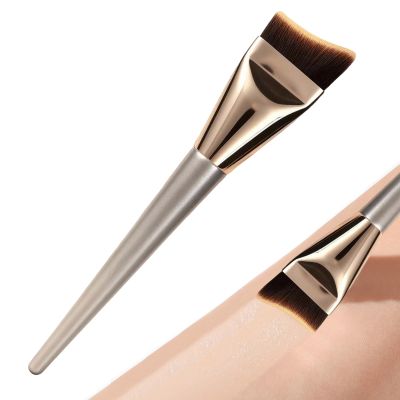 Angled Synthetic Ergonomic Foundation Makeup Brush