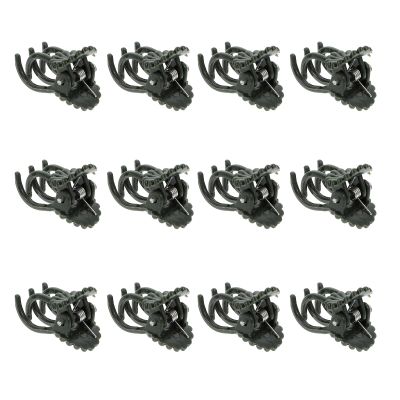 HOODANCOS 50 Green Plastic Orchid Clips for Plants