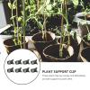 HOODANCOS 50 Green Plastic Orchid Clips for Plants view 4