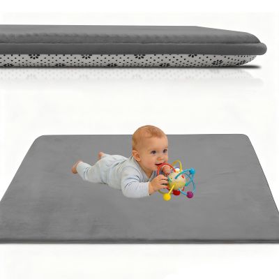 Baby Crawling Mat 60 x 160 cm, Dark Gray, 2.5 cm Thick Foam Play Mat