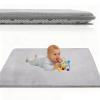 Baby Crawling Mat 150 x 200 cm, Silver Gray, 2.5 cm Thick Foam Play Mat view 1