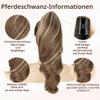Wavy Clip-In Ponytail Extension view 3