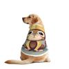 Cute Monkey Print Dog Shirt for Medium and Large Dogs view 1
