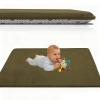 Baby Crawling Mat 100 x 220 cm Army Green, 2.5 cm Thick Foam Play Mat with Non-Slip Backing view 1