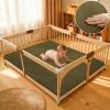Baby Crawling Mat 100 x 220 cm Army Green, 2.5 cm Thick Foam Play Mat with Non-Slip Backing view 3