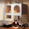 Large Indoor Cat Enclosure, DIY Cat Playpen, Removable Metal Wire Cage for 1–2 Cats and Small Pets view 2