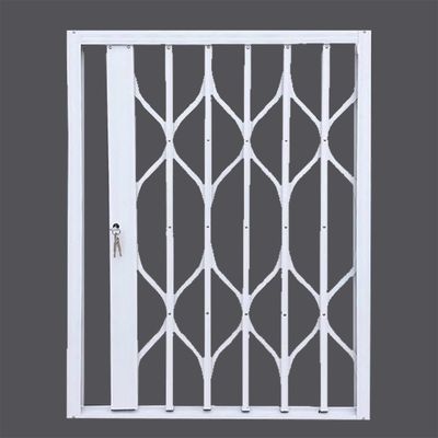 Foldable Aluminum Sliding Window Security Grille, 81 x 96.5 cm