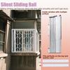 Foldable Aluminum Sliding Window Security Grille, 81 x 96.5 cm view 3