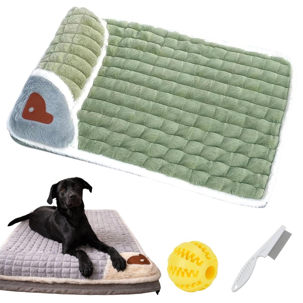 Snrtevu Cloud-Nest Orthopedic Dog Bed with High Sides and Removable Cover