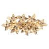 Gold Zinc Alloy Hair Clip with Rhinestones for Women view 1