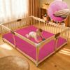Baby Crawling Mat 120 x 200 cm, Rose Red, 2.5 cm Thick Foam Play Mat view 3