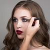 Eyebrow Brush with Eyelash Brush, Aluminum, Black view 3