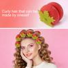 Strawberry-Design Hair Curlers, 6 Pieces, Soft and Comfortable, No-Heat Styling view 4