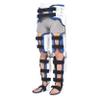 Adjustable Hip-Knee-Ankle Orthosis for Stability and Support, Reusable Leg Stabilizer with Adjustable Straps for Post-Op Recovery, Left/Right view 1