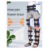 Adjustable Hip-Knee-Ankle Orthosis for Stability and Support, Reusable Leg Stabilizer with Adjustable Straps for Post-Op Recovery, Left/Right view 2