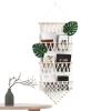 Stuffed Animal Hammock with Fringe, Boho Wall Storage view 1