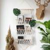 Stuffed Animal Hammock with Fringe, Boho Wall Storage view 2