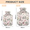 Classic Heart-Shaped Hot Water Bottle in Pink Beige view 3