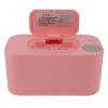 Alomejor Compact Baby Wipe Warmer, Multifunctional Heated Wipe Dispenser, Pink view 1
