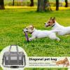 Portable Cat Carrier Bag with Handle and Pocket view 3