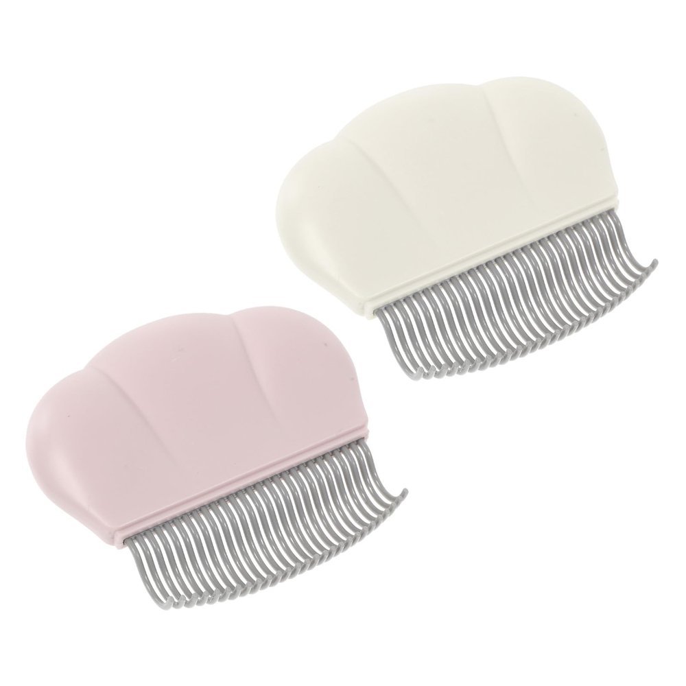 Toddmomy 2-Pack Pet Hair Remover Comb for Cats and Dogs