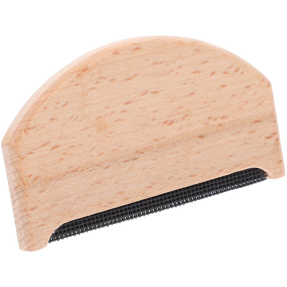 VICASKY Wool Clothing Lint Remover Wooden Comb with Integrated Brush