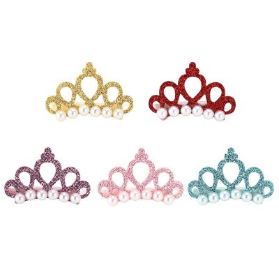 CHICIRIS Crown Hair Clips for Dogs and Cats, 25-Piece Set