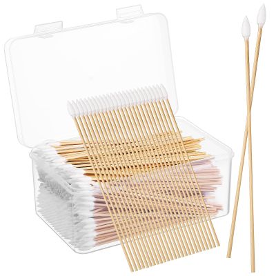 VICASKY Precision-Tip Cotton Swabs, 500 Count, with Cotton Tips for Makeup, Electronics, and Nails