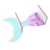 CORHAD Floating Wooden Mermaid-Shaped Wall Shelf with Cutout Design for Nursery and Bathroom Decor view 1
