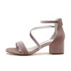 EICOFF Women's Open-Toe Wedding Sandals, 2.2-Inch Heel, Ankle Strap, Black, EU 39 view 2