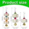 PBAHAUP Parrot Toy Set with Bell and Mineral Stone, 3-Pack view 2