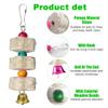 PBAHAUP Parrot Toy Set with Bell and Mineral Stone, 3-Pack view 3