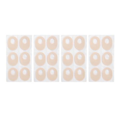 Latex Self-Adhesive Foot Cushions, Anti-Friction, Breathable Foot Pads for Walking [24 Count]