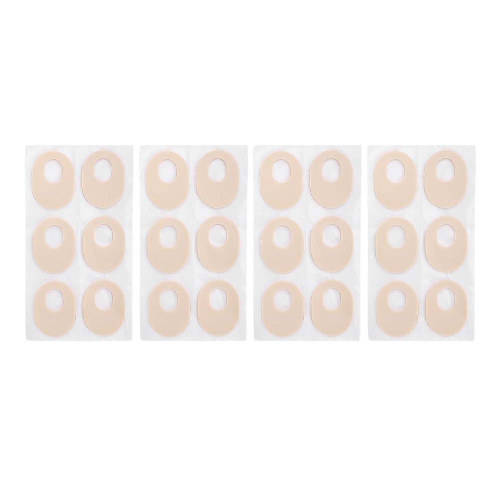 Latex Self-Adhesive Foot Cushions, Anti-Friction, Breathable Foot Pads for Walking [24 Count]