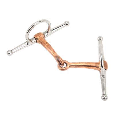 RASTKY Stainless Steel Ring Snaffle for Horses, 125 mm