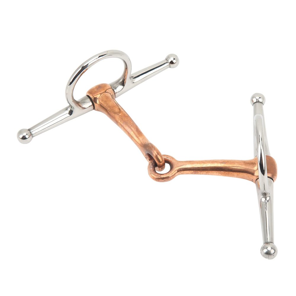 RASTKY Stainless Steel Ring Snaffle for Horses, 125 mm