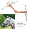 RASTKY Stainless Steel Ring Snaffle for Horses, 125 mm view 4