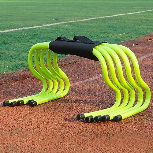 Adjustable Hurdles for Agility Training, Portable Obstacle Equipment for Athletes, Ideal for High School and Middle School Practice