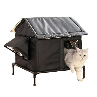 Insulated Outdoor Cat Nest, Foldable, Waterproof, Large