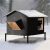 Insulated Outdoor Cat Nest, Foldable, Waterproof, Large view 4