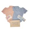 Heart Moments Baby Bundle – Personalized Baby Book & Bodysuits with Name view 1