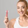 JHKNNK 4-Piece Portable Denture Brushes with Soft Bristles, Double-Sided view 4