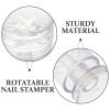 VOSAREA Rotatable Silicone Nail Stamper with Adjustable Pattern Size view 3