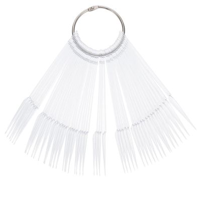 100 ABS Nail Tip Sticks, Foldable with Ring, for Christmas Parties