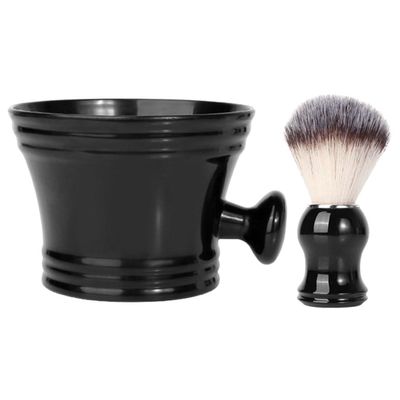 KICHOUSE Multifunctional Shaving Set for Men with Beard Brush and Shaving Bowl