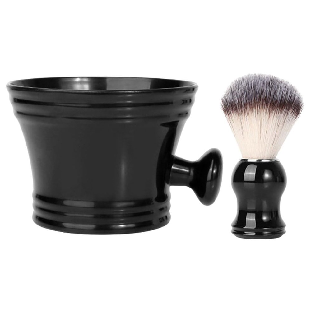 KICHOUSE Multifunctional Shaving Set for Men with Beard Brush and Shaving Bowl