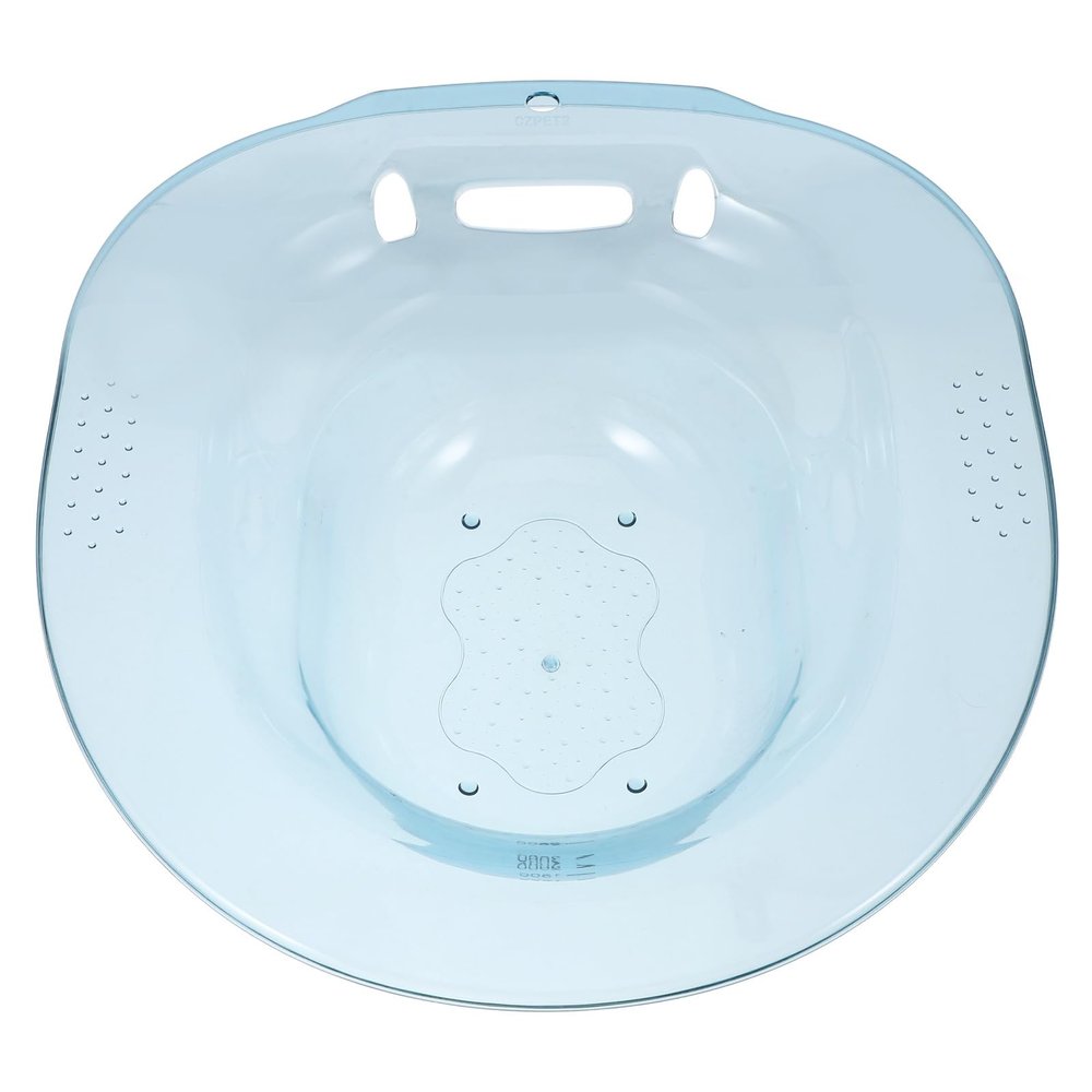 Abaodam Shatter-Resistant PET Sitz Bath for Toilets